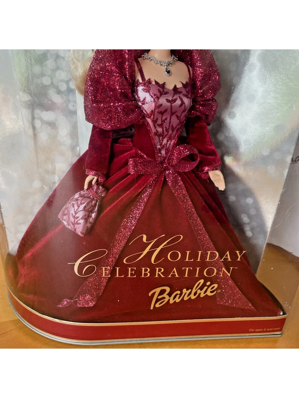 2002 Special Edition Holiday Celebration Barbie Doll Mattel NIB #56209